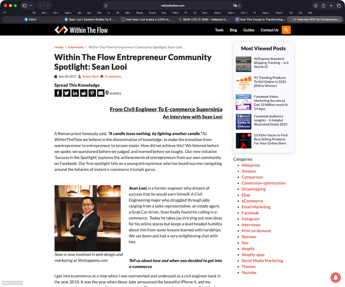 Within The Flow feature